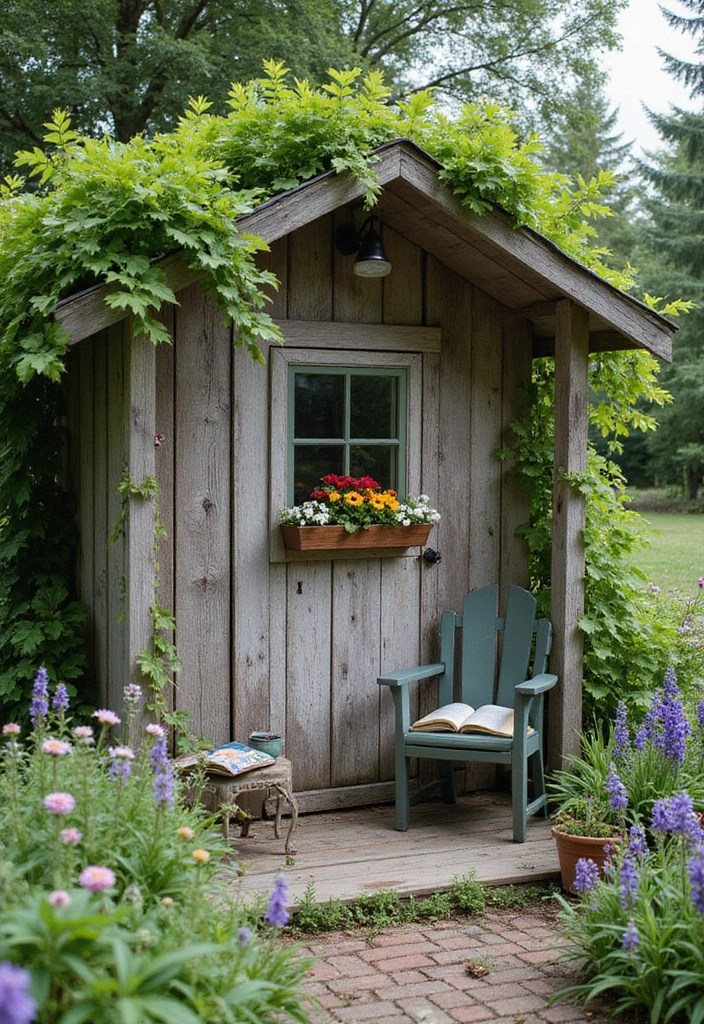 16 Backyard Ideas That’ll Make You Never Want to Leave Home Again! - 13. Rustic Garden Shed