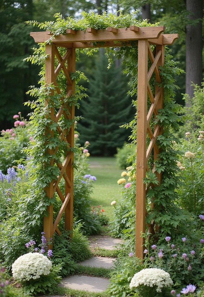 30 DIY Decor Projects You Can Do This Weekend (Your Friends Will Be Jealous!) - 13. DIY Garden Trellis