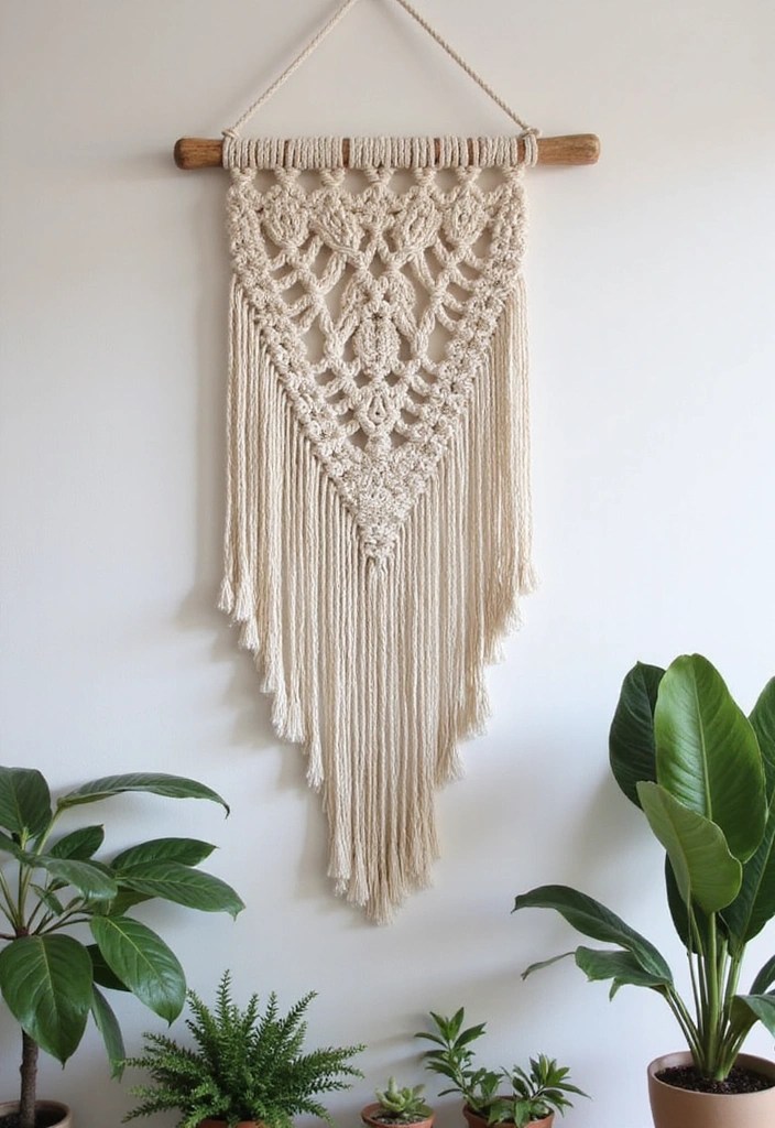 30 DIY Decor Projects You Can Do This Weekend (Your Friends Will Be Jealous!) - 2. Boho Macrame Wall Hanging