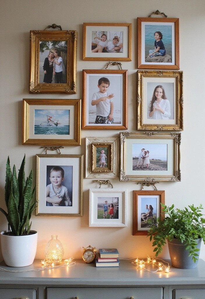 30 DIY Decor Projects You Can Do This Weekend (Your Friends Will Be Jealous!) - 7. DIY Photo Collage Wall