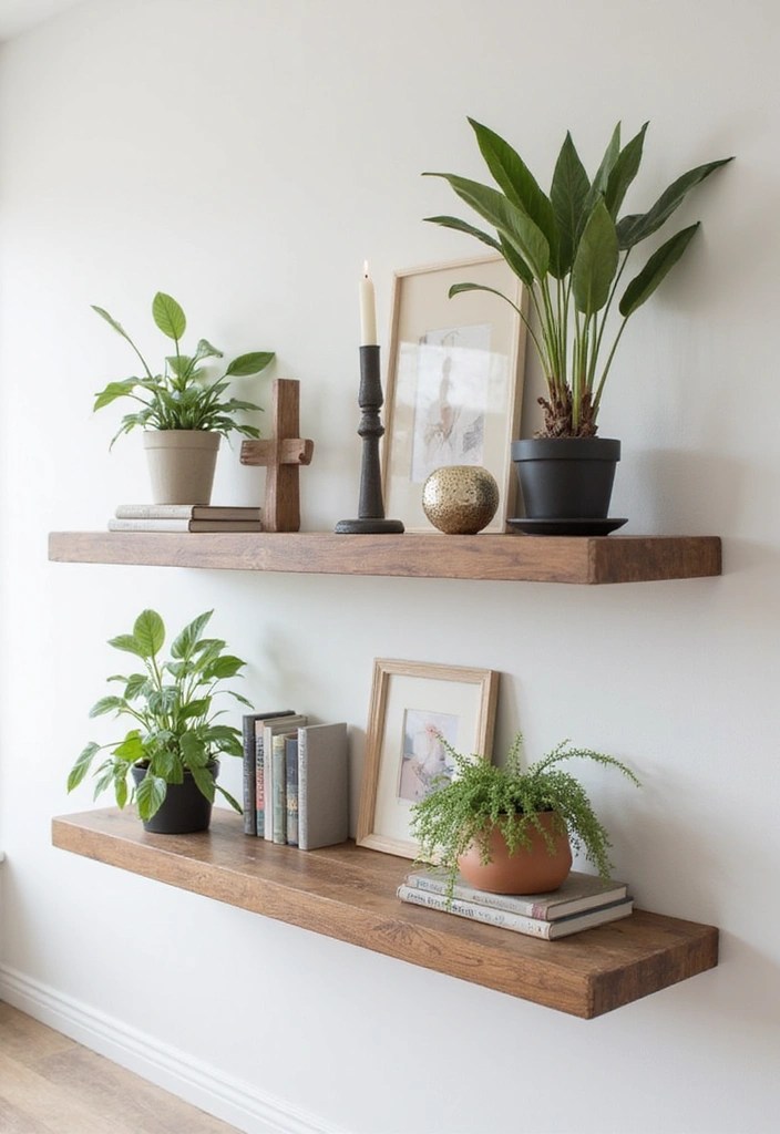 30 DIY Decor Projects You Can Do This Weekend (Your Friends Will Be Jealous!) - 9. DIY Floating Shelves