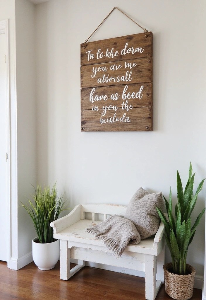 30 DIY Home Decor Projects That Look Insanely Expensive (But Cost Less Than $20!) - 3. Rustic Wooden Sign