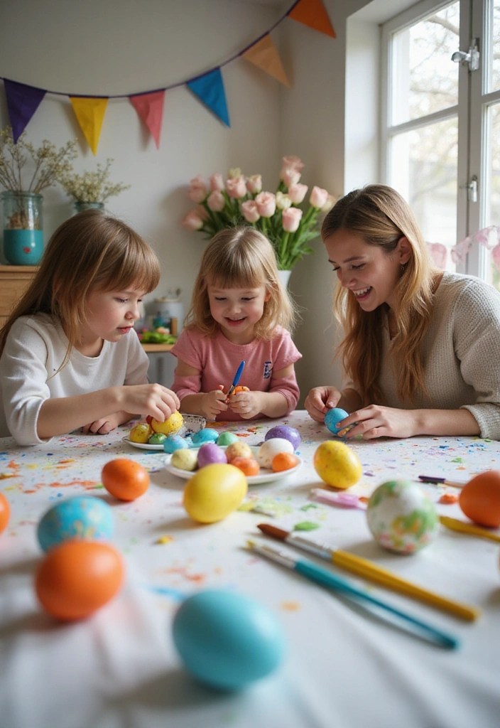 Best Easter DIY Projects for 2025 - 1. Whimsical Egg Decorating Station