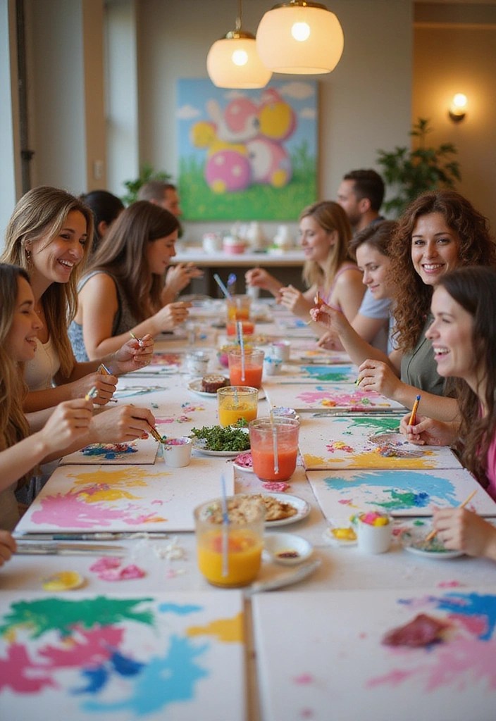 Best Easter DIY Projects for 2025 - 13. DIY Paint & Sip Party