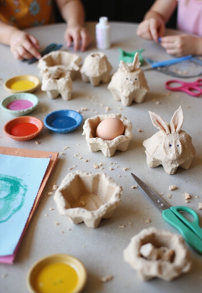 Best Easter DIY Projects for 2025 - 14. DIY Egg Carton Animals