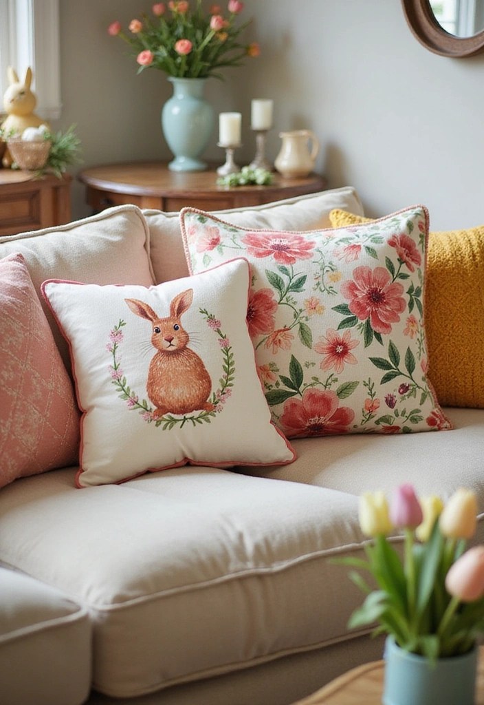 The Most Impressive Easter Decorations You Don't Want To Miss! - 13. Seasonal Pillow Covers