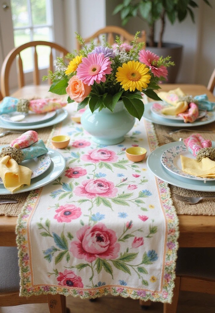 The Most Impressive Easter Decorations You Don't Want To Miss! - 9. Seasonal Table Runner