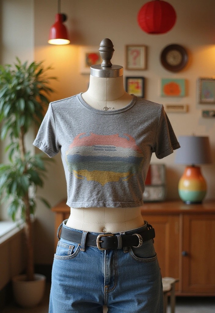 How to Personalize Your Fashion with DIY Projects - 3. Upcycled Vintage Tees
