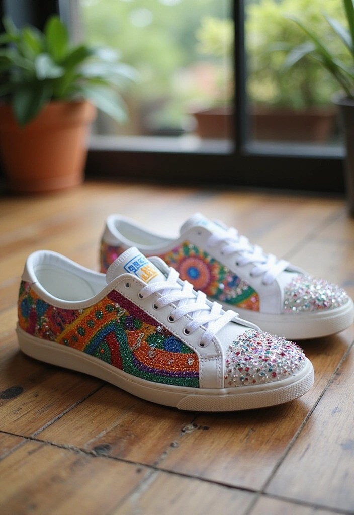 How to Personalize Your Fashion with DIY Projects - 5. Embellished Sneakers