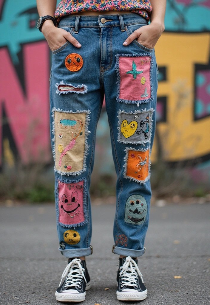How to Personalize Your Fashion with DIY Projects - 9. Funky Pants