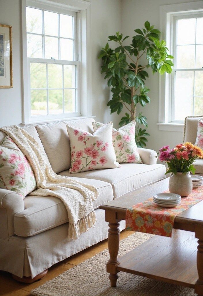 Transforming My Home For Spring - 10. Incorporate Seasonal Textiles