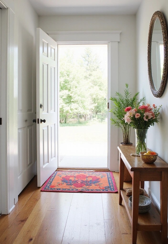 Transforming My Home For Spring - 6. Create a Bright Entryway